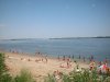 Plajă la Dunăre lîngă oraşul Corabia